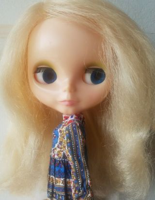 1972 Vintage Kenner Blythe Doll Blonde 6 Line Beauty
