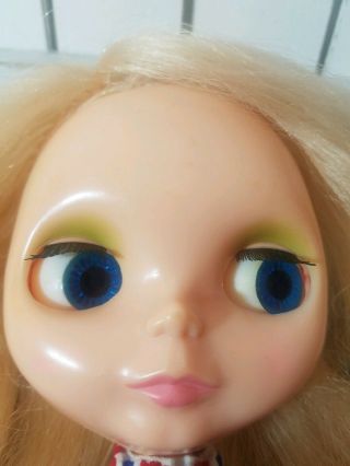 1972 Vintage Kenner Blythe Doll Blonde 6 Line Beauty 3