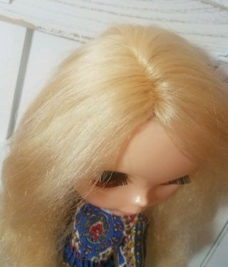 1972 Vintage Kenner Blythe Doll Blonde 6 Line Beauty 9