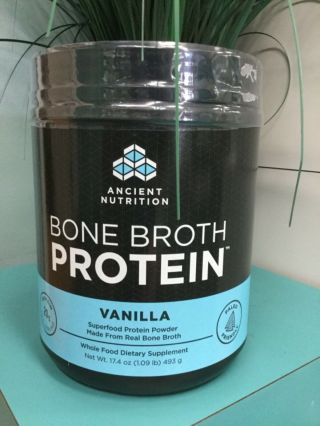 Ancient Nutrition Bone Broth Protein 17.  4 Oz 20 Servings Vanilla Flavor