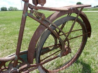 D - 4,  ANTIQUE,  VINTAGE,  PREWAR,  DAYTON,  DAYTON HUFFMAN,  HUFFY,  TWIN FLEX,  OLD BICYCLE,  RAT 8