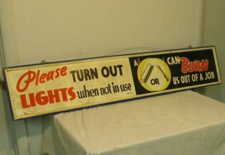 Antique Old Antique Wooden Job Safety Advertising Sign Made By Aaa Signs