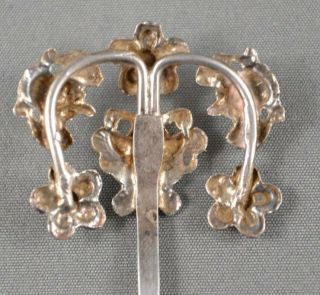 ANTIQUE CHINESE ASIAN ORIENTAL MIAO SILVER ETHNIC HAIR PIN,  ORNAMENT 4