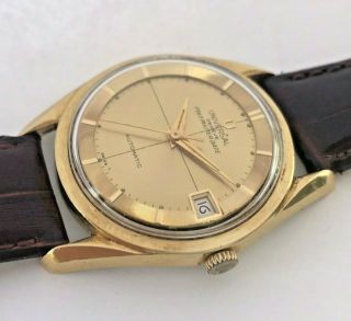 Vintage Universal Geneve Polerouter Date Automatic Microrotor Mens Watch