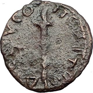 Antoninus Pius 138ad Dionysopolis Moesia Torch Rare Ancient Roman Coin I59666