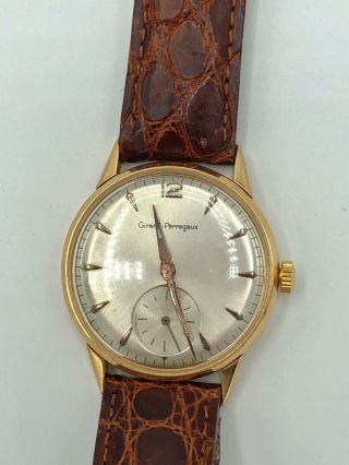 Vintage Girard Perregaux Men’s 18k Solid Rose Gold Watch,  Exc