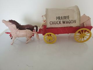 Vintage Prairie Chuck Wagon Toy Roy Rogers