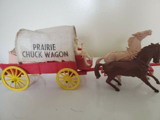 Vintage Prairie Chuck Wagon Toy Roy Rogers 3
