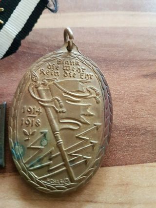 German War Merrit Cross Combatants,  Black widows,  Kyffhäuser medaille,  Button 4