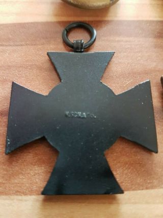 German War Merrit Cross Combatants,  Black widows,  Kyffhäuser medaille,  Button 7