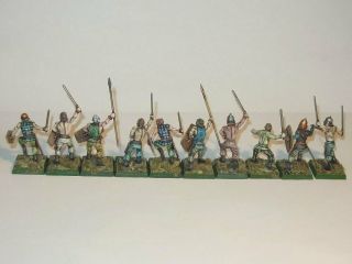Warlord Games 28mm Ancient Gaul Celtic Warriors x10 - nicely painted 3