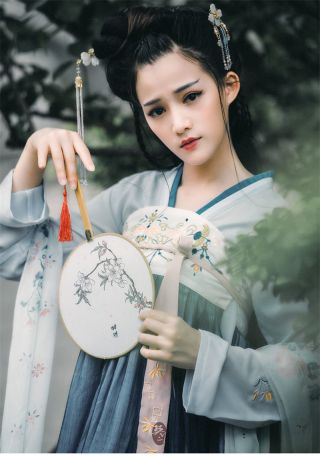2019 Hanfu Fairy Women Ruqun Wear Embroidery Stage Suit Ancient Cosplay Costume 3