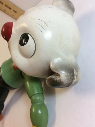 1930’S?? PETE THE PUP Our Gang Jointed WOOD Toy FIGURE - J.  L.  KALLUS 7