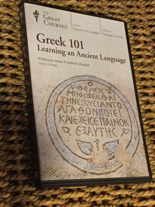 The Great Courses Greek 101 Learning An Ancient Language 6 - Dvd Set (no Book)