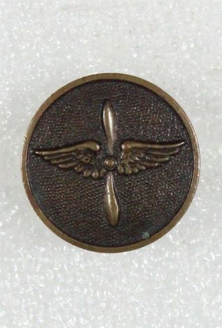 Army Enlisted Collar Pin: Air Service (wwi,  French Made)