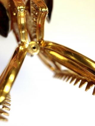Fabulous FRED of PARIS Glittering Heavy 18K Gold VVS Diamond Hair Clip 7