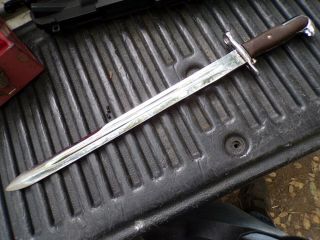 Us Army Wwii 1905/42 Bayonet Made By U.  F.  H.  And Dated 1942