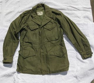 Wwii M - 1943 Field Jacket 1945 Date 34r Size