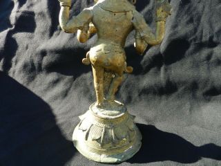 Vintage Brass Statue Of Ganesh Hindu Elephant God of Success And Good Luck 5