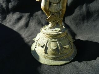 Vintage Brass Statue Of Ganesh Hindu Elephant God of Success And Good Luck 8