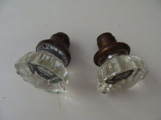 Vintage Glass Crystal Door Knobs From 1936 Home 4