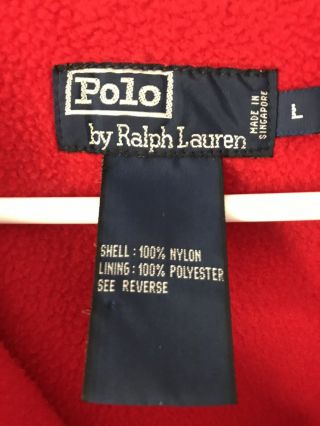 Polo Ralph Lauren Snow Beach Pullover Jacket 1992 1993 100 authentic vintage 7
