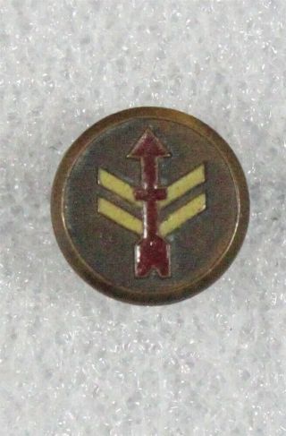 Wwi Era Home Front - Aef 32nd Division,  12 Months Overseas Lapel Pin