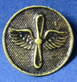 Wwi French Made Army Air Service Wings Enlisted Collar Disc Early War Style