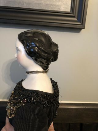 Antique Rare Large 27” Jenny Lind Civil War Era German China Doll W Fancy Dress 5