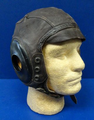 Usaaf Intermediate Type A - 11 Leather Flying Helmet