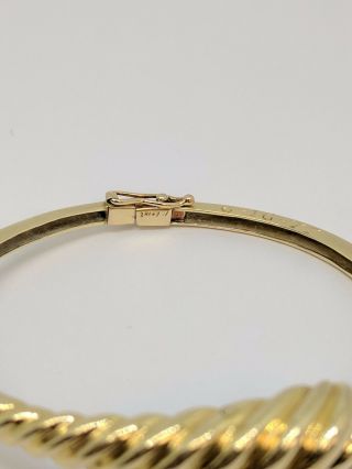 1970 ' s Van Cleef & Arpels 14K Yellow Gold Bracelet 9