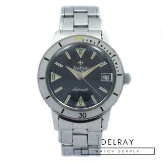 Vintage Zodiac Seawolf On Bracelet 722 - 946 Watch