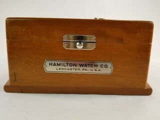 Hamilton Model 22 Chronometer Double Box Presentation L@@K 12