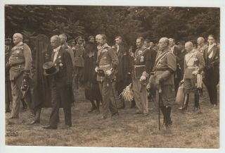 Imperial Princes At Funeral Of Prince Friedrich Sigismund In Potsdam Rare Photo