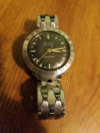 Vintage Bulova Accutron Astronaut M6 Wrist Watch