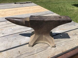 Antique Peter Wright Anvil Knifesmith Silversmith Bladesmith 143 Lbs 3