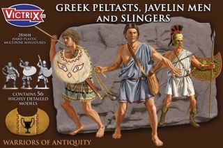 28mm Greek Peltasts And Slingers Bnib,  Victrix,  Hail Caesar,  Swordpoint Ancients