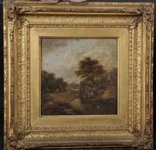 Antique 19th Century Oil Painting Circle Of Charles Morris (c.  1828 - 1870)