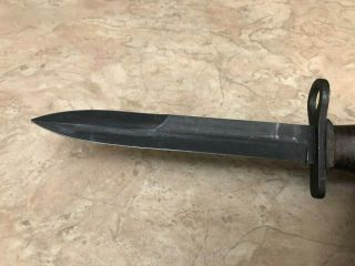 Vintage WWII US M4 CASE Bayonet Knife Dagger - 8