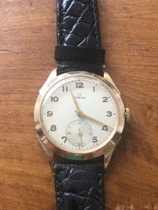 Omega Vintage Watch 18k Solid Gold