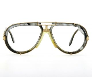 Vintage 80s Cazal Mod 642 W.  Germany Rare Grey Mottled Sunglass Eyeglass Frames