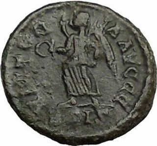 THEODOSIUS I the Great Ancient Roman Coin VICTORY Nike ANGEL i36362 2