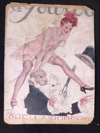 12 WWI Era French Pin Up Nude Clippings From Magazines And Newspapers (L1) 3