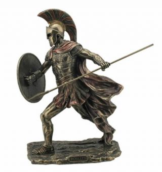 Achilles Greek Warrior Vintage Statue Ornament Figurine Decor Ancient Sculpture