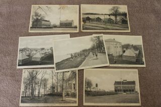 Seven Ww1 U.  S.  Army Fort Niagara (york) Photo Postcards,