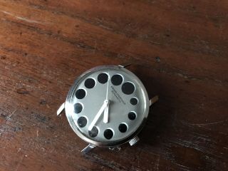 Vintage Girard Perregaux Automatic watch Moon Faces Dial Very Rare 2