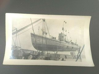 Wwi Sc - 25 Submarine Chaser Raised Out Of The Water Picture