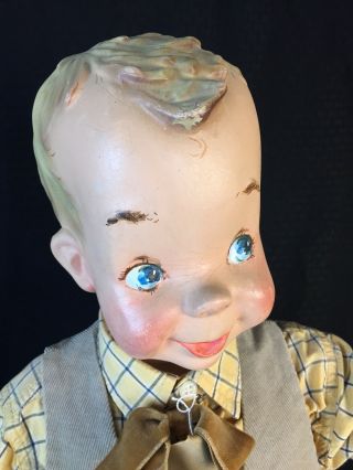 Antique Healthknit Advertising Clothing Department Store Counter Display Boy 3