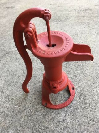 Antique Cast Iron Goulds Hand Water Pump,  Seneca Falls Ny,  Great Garden Decor