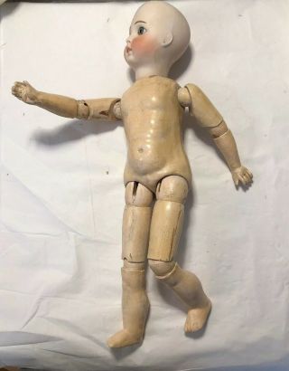 Captivating Antique German 16” Belton Child Doll Incised 10 w/Original Body 10